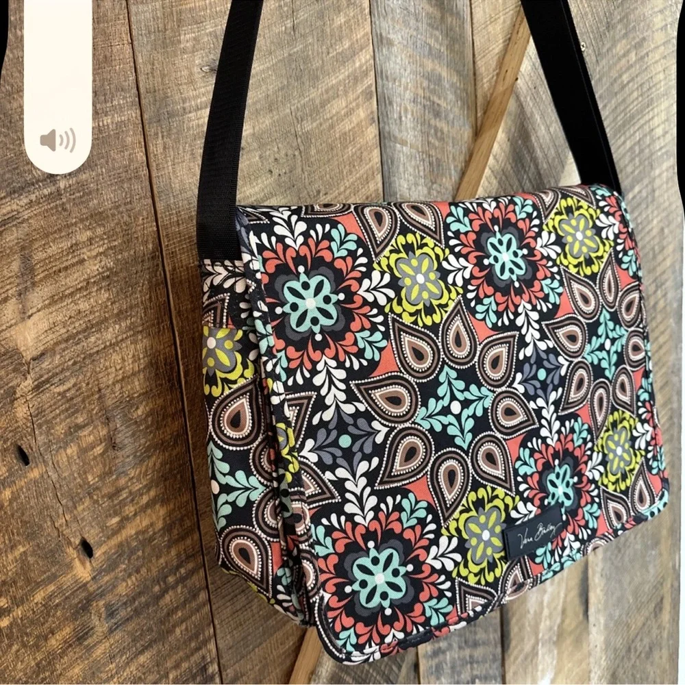 Vera Bradley Sierra Large Backpack Laptop Bag EUC 14” Wide lightweight